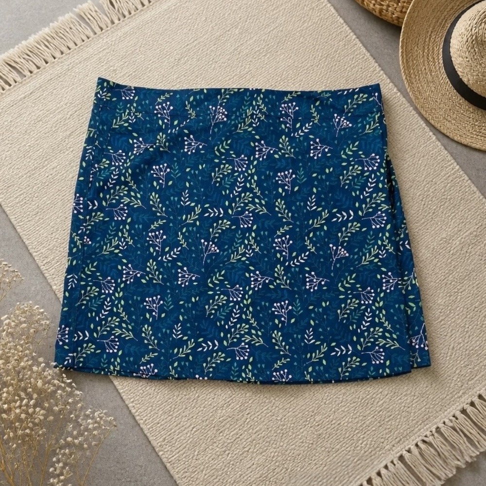 RipSkirt Hawaii Floral Wrap Skirt Cover Up Pockets XL Travel Resort Tropical